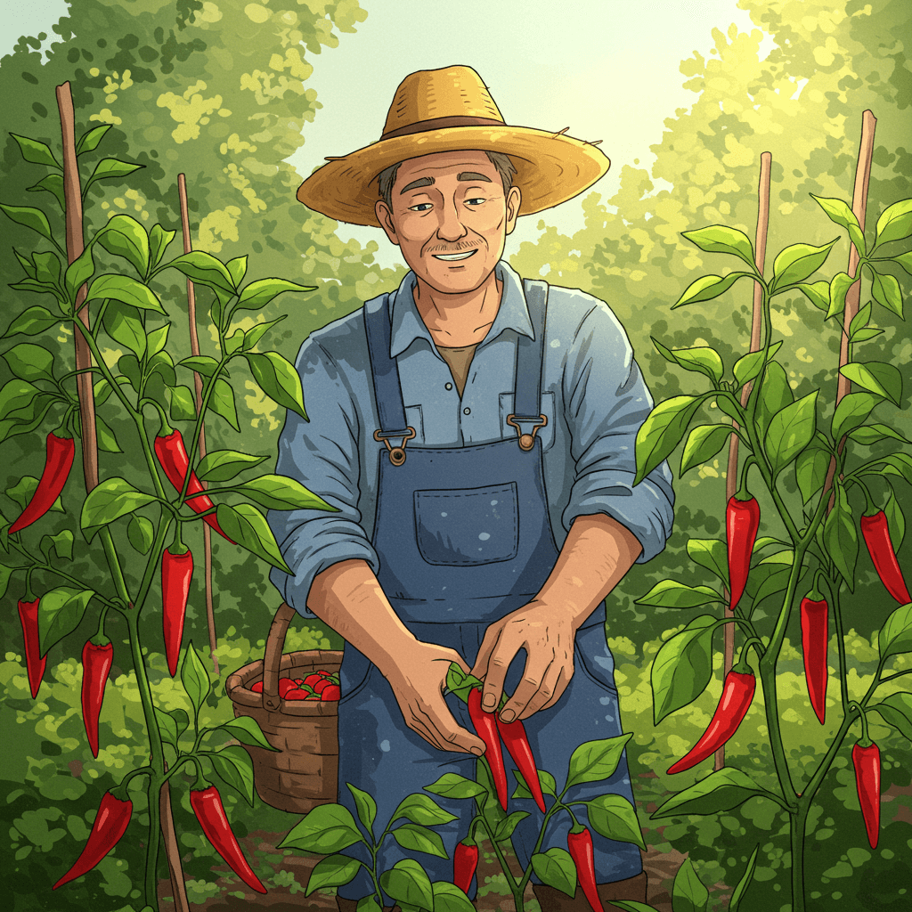 고추 따는 남자