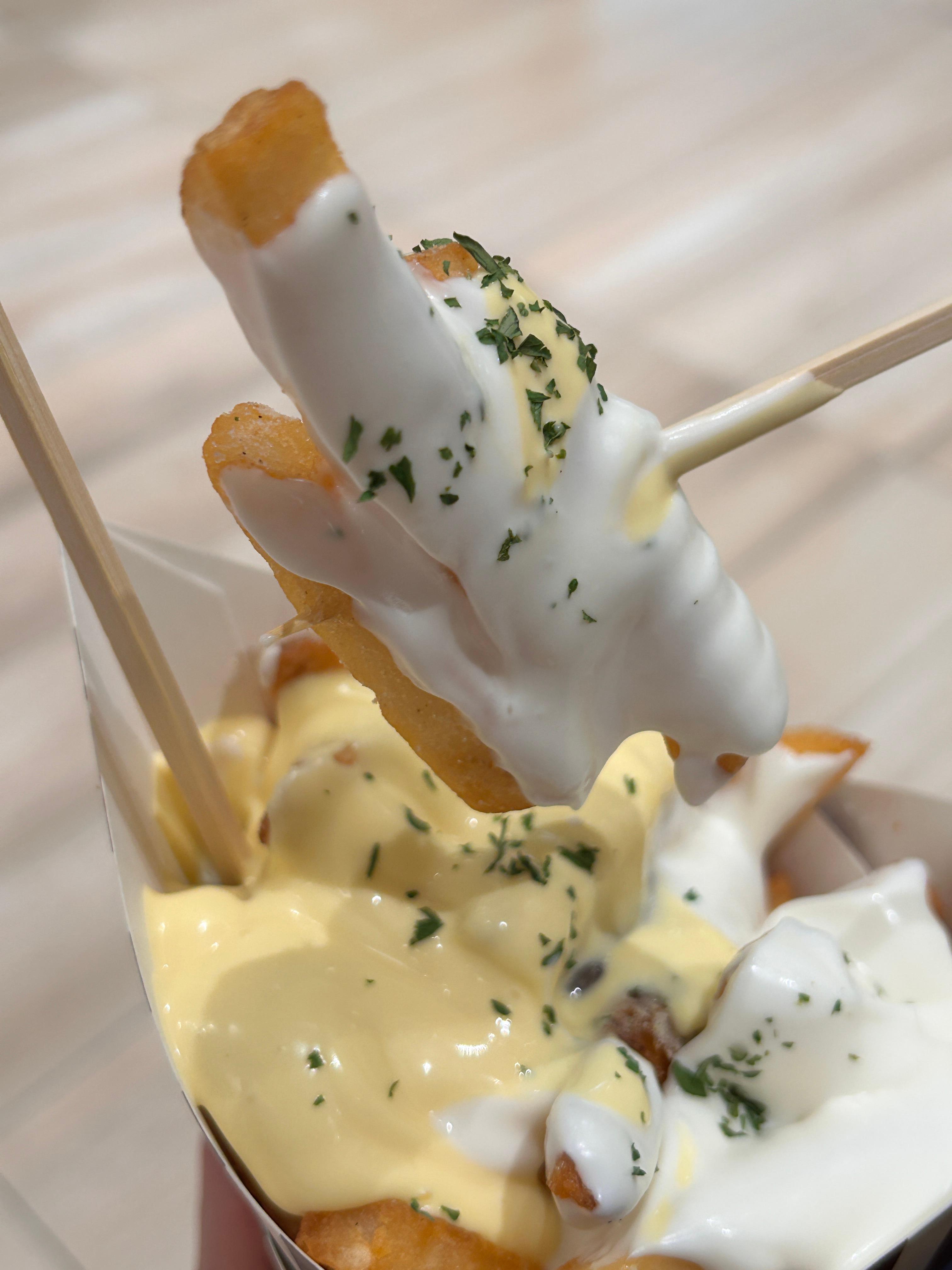 허니버터시즈닝-갈릭디핑-사워크림-감자튀김