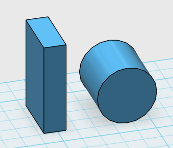 박스, 원기둥 생성