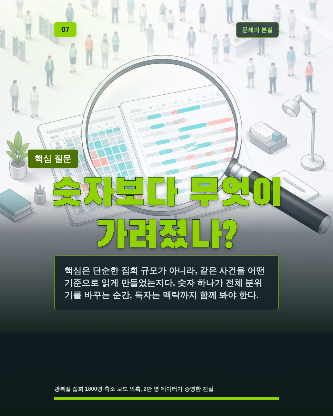 숫자보다 무엇이 가려졌나?