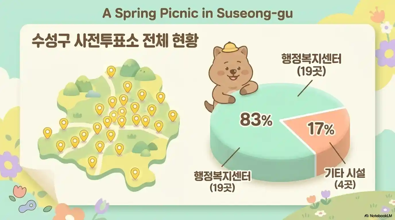대구 수성구 사전투표소 위치 전체 현황
