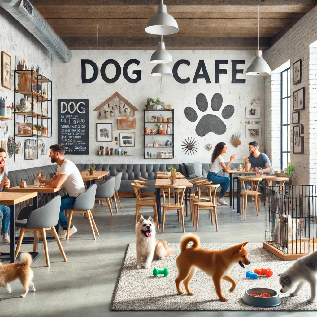 반려견 카페 관련 사진
