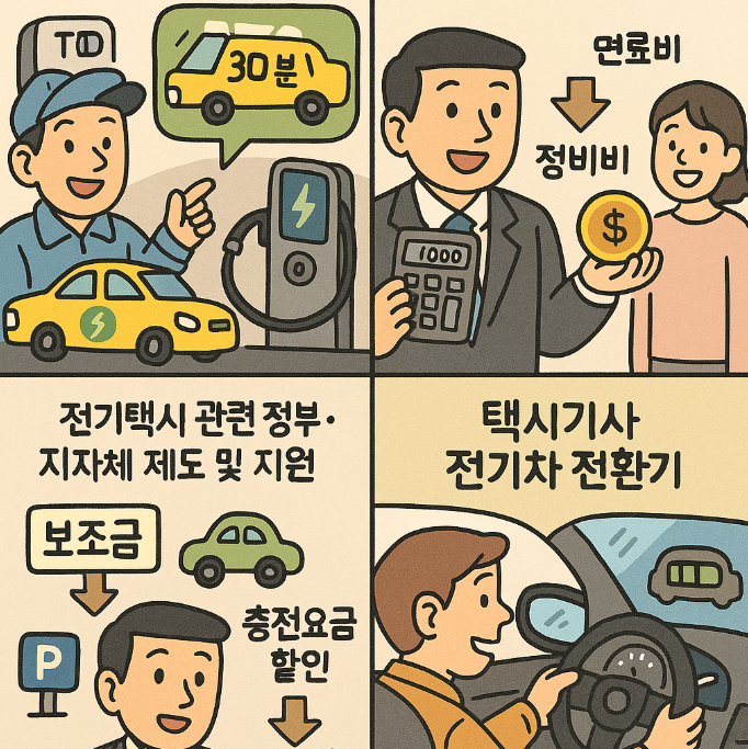 택시기사 전기차 전환기