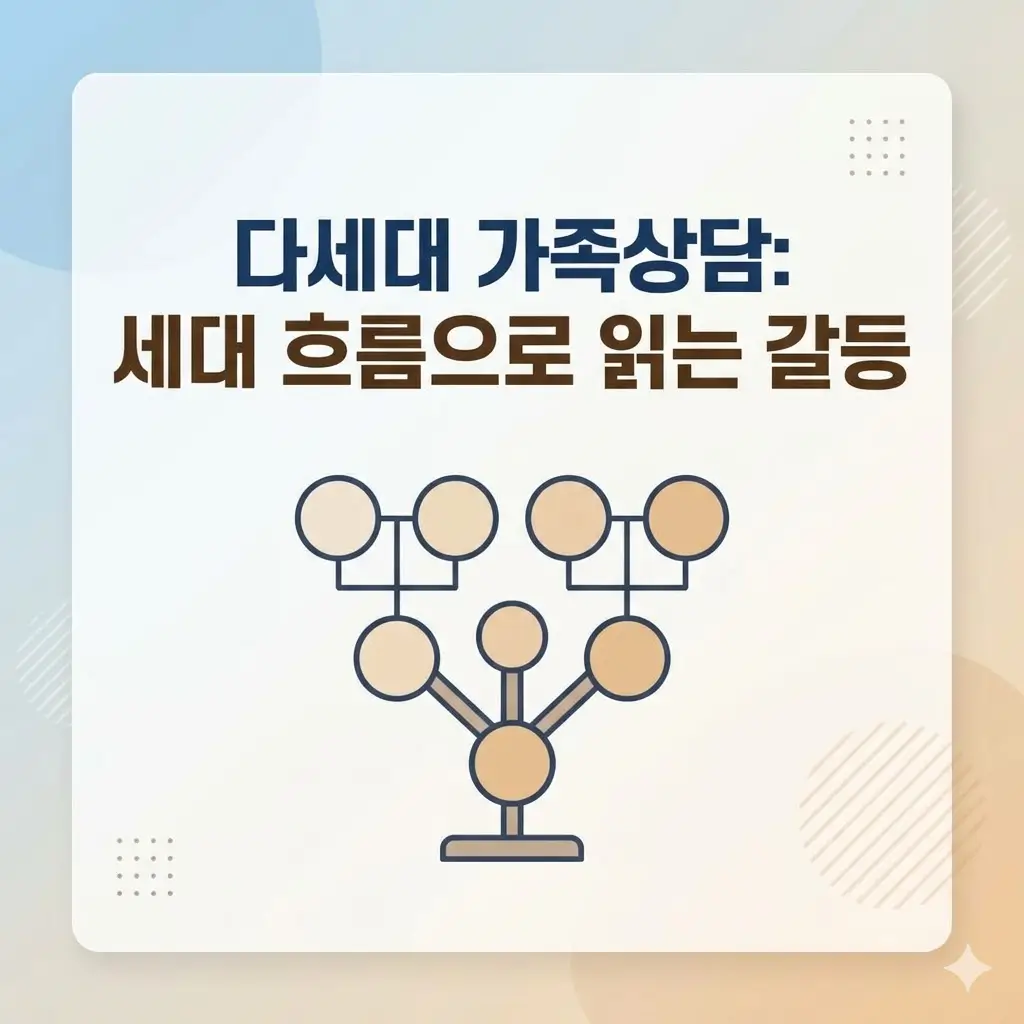 다세대 가족상담이란? 지금의 갈등을 세대 흐름으로 읽는 방법