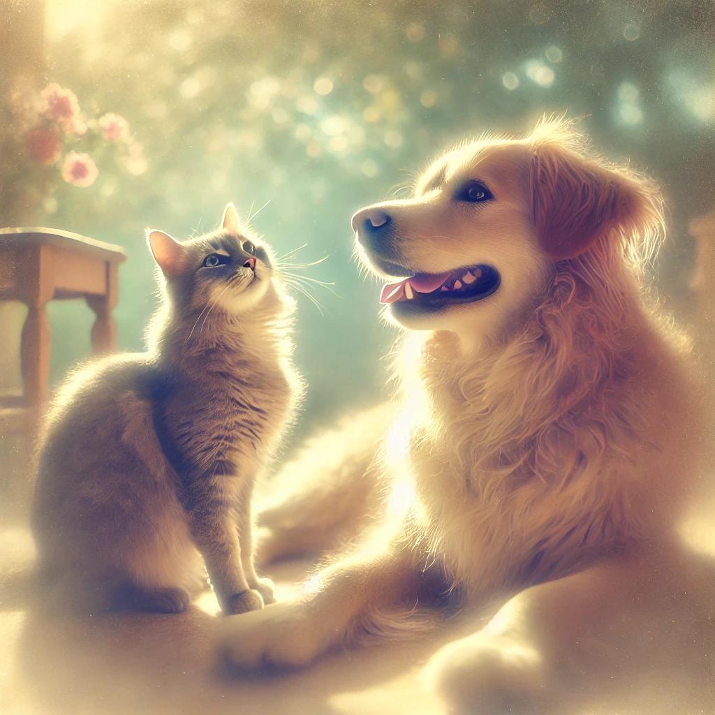 강아지 고양이 꿈