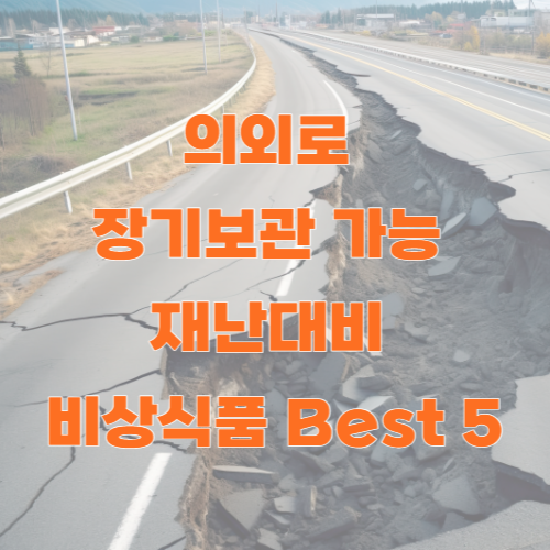의외로 장기보관가능 재난대비 비상식품 Best 5