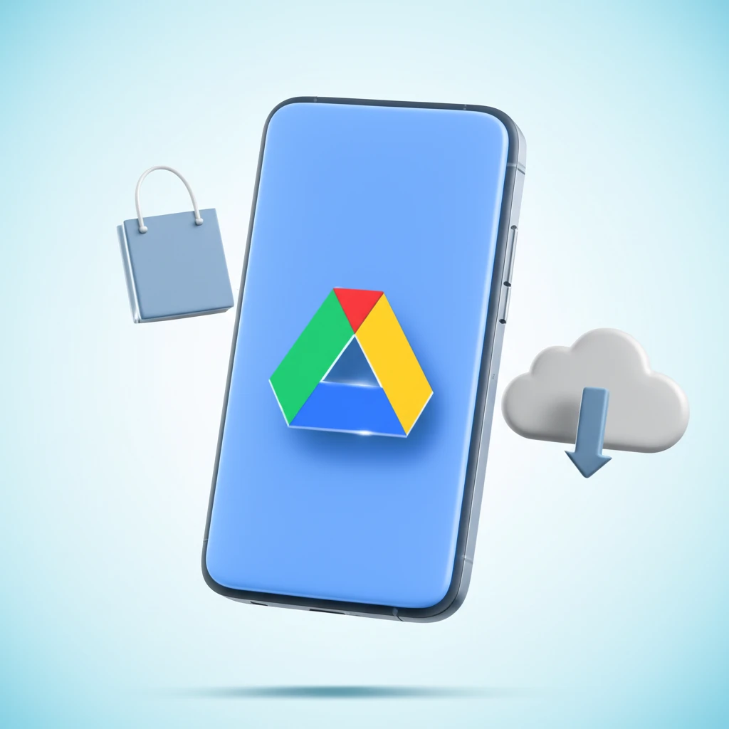 안드로이드 아이폰 구글 드라이브 설치..