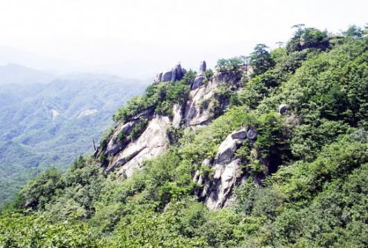 용화산 등산지도