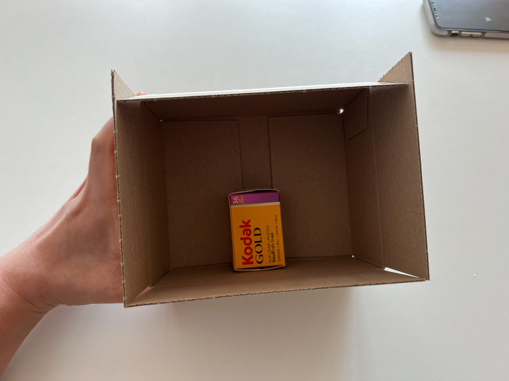 코닥필름-택배박스-포장