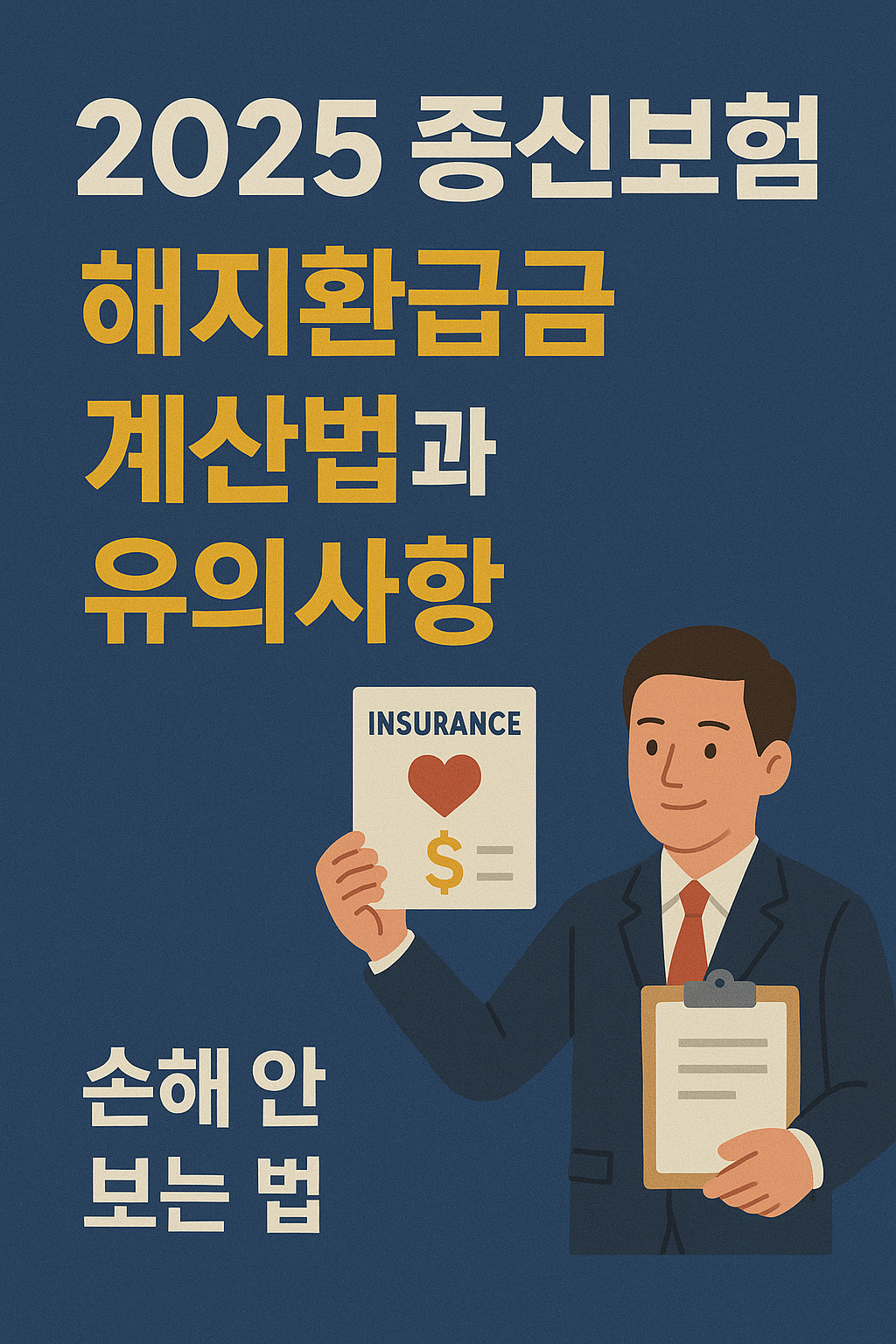 2025 종신보험 해지환급금 계산법과 유의사항 ❘ 손해 안 보는 법