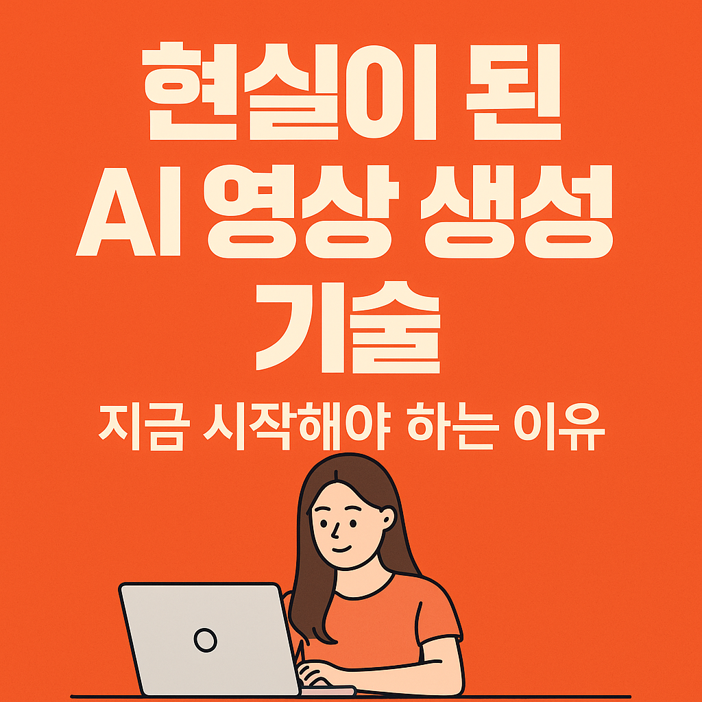 현실이 된 AI 영상 생성 기술