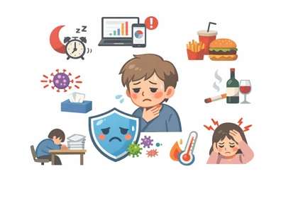 면역력 저하 원인으로 나타나는 몸 변화 신호10