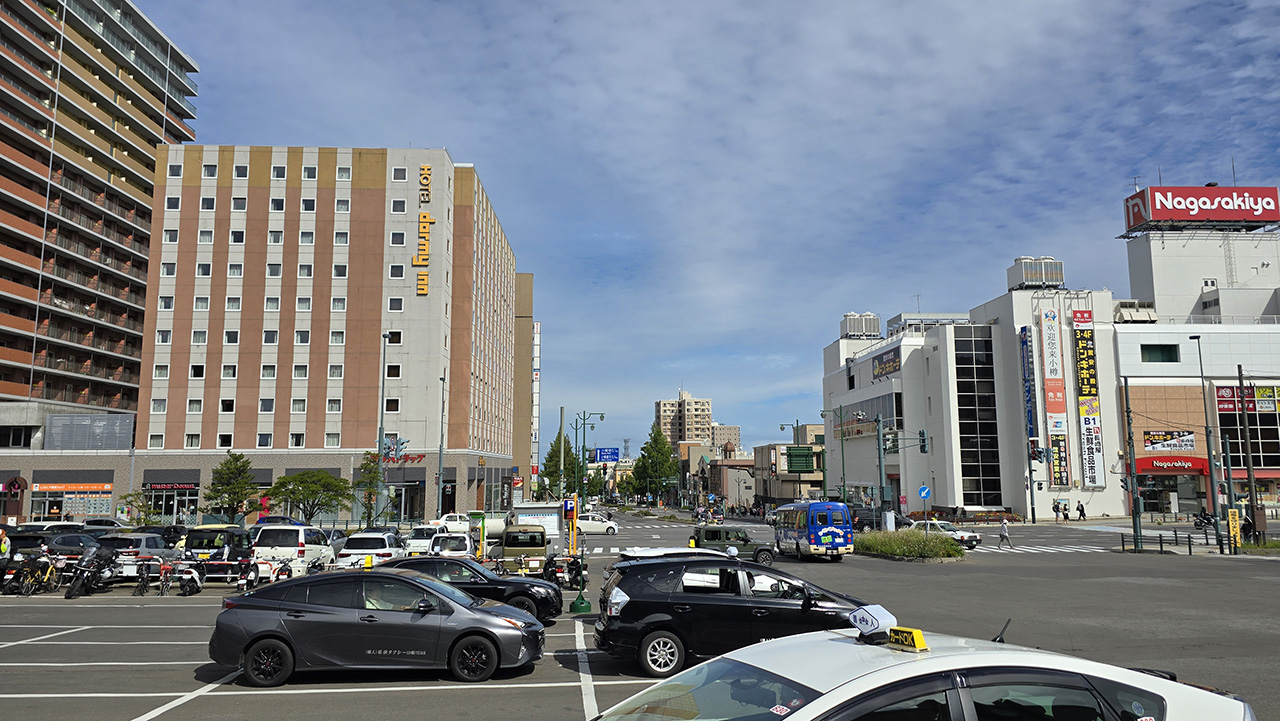 오타루역 주차장