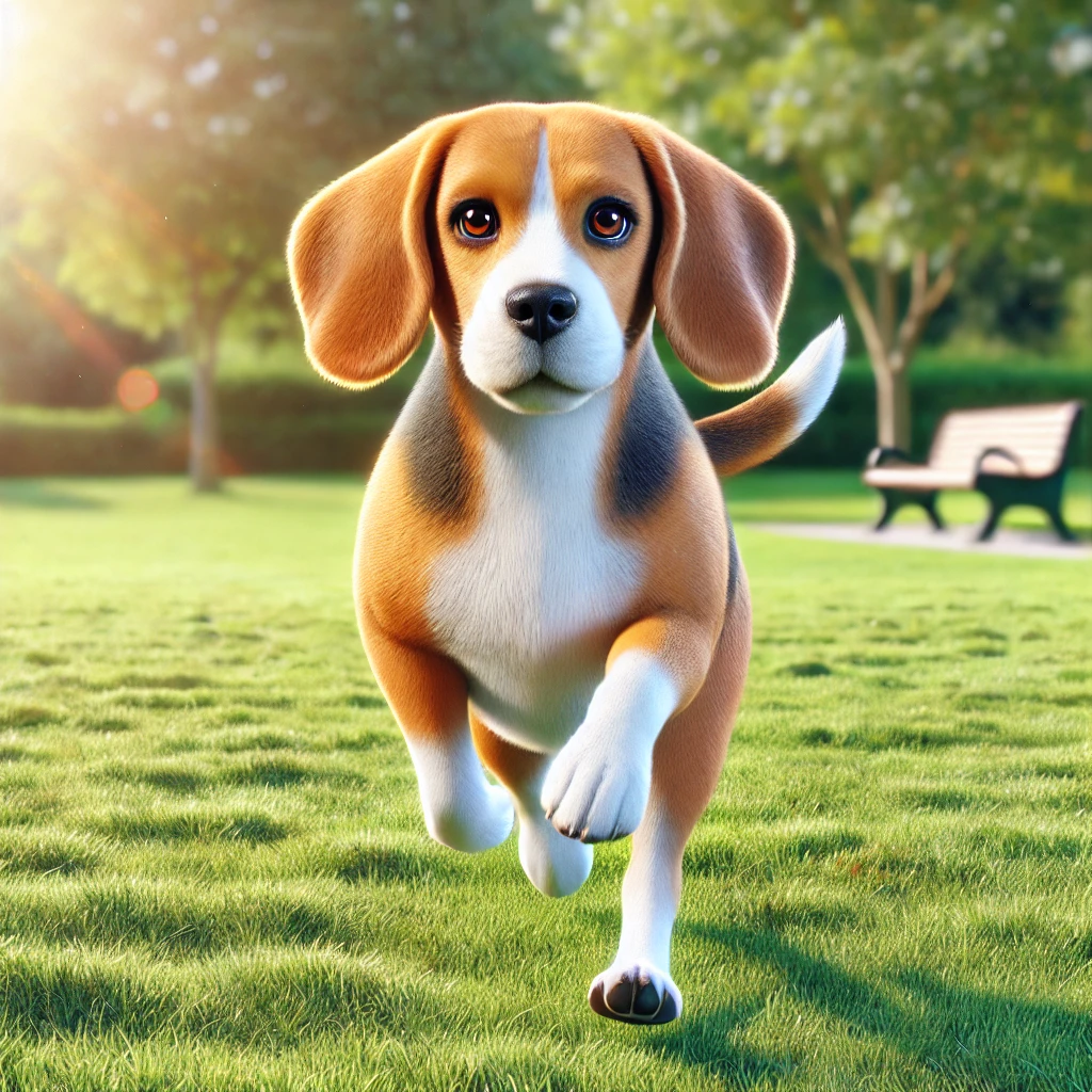 비글-체중-증가-예방-운동-활동적인-모습