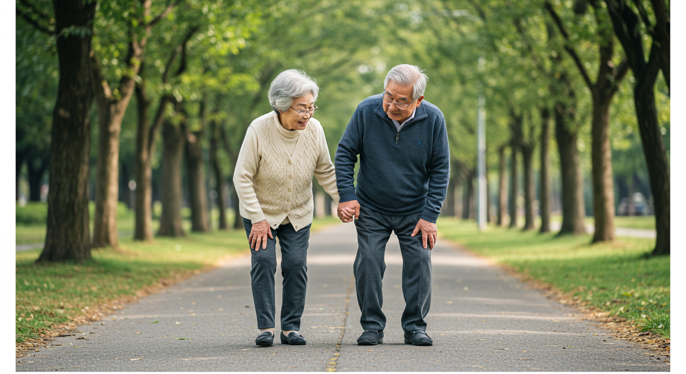 "무너지는 부모님 무릎관절, 퇴행성 관절염 초기부터 지켜드리는 현실적인 방법"
