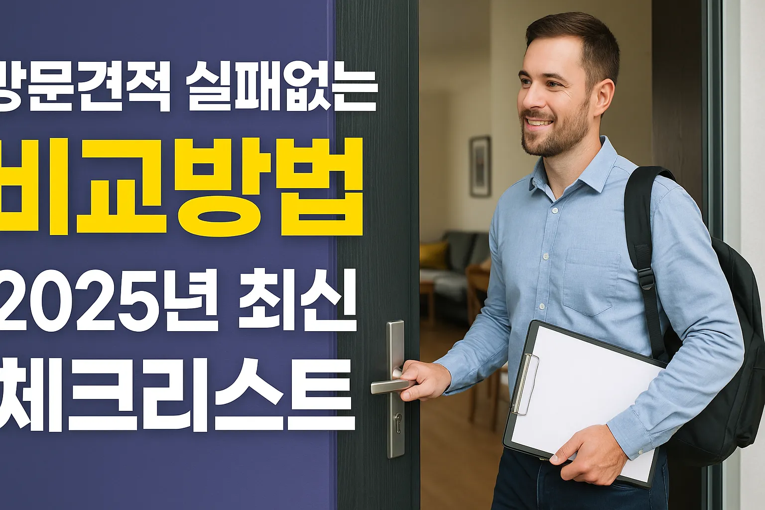 방문견적 실패없는 비교방법 2025년 최신 체크리스트