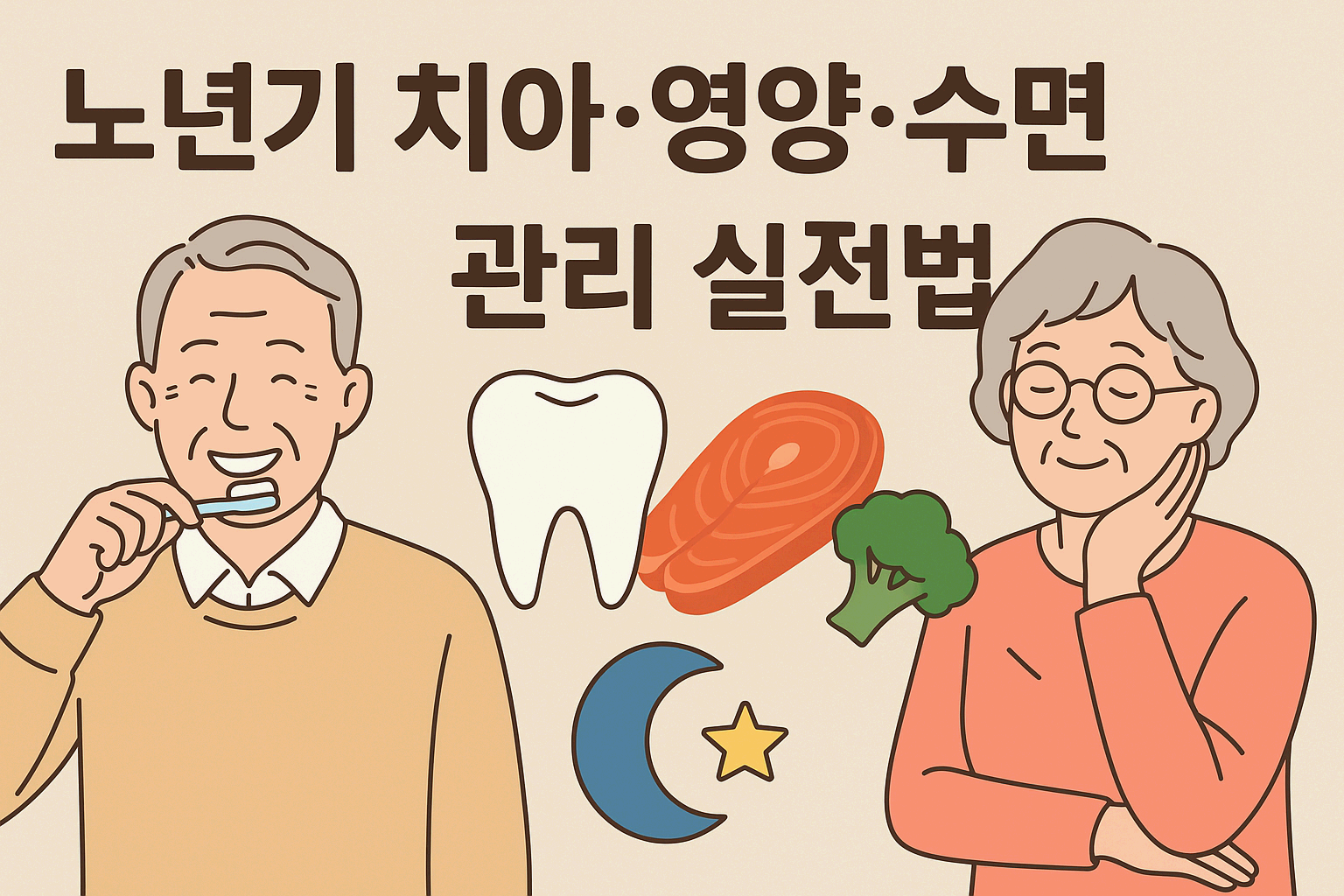 노년의 품격 10 - 노년기 치아·영양·수면 관리 실전법
