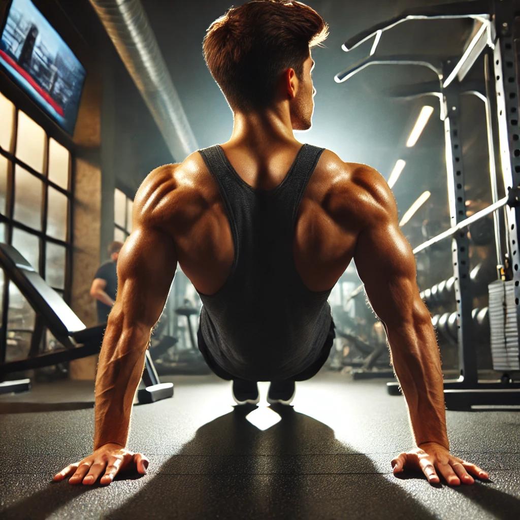 푸쉬업 어깨 후면