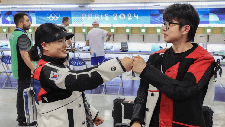 사격 박하준 시구 경기