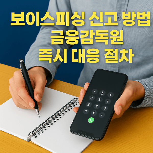 보이스피싱 신고 방법과 금융감독원 즉시 대응 절차 안내 썸네일