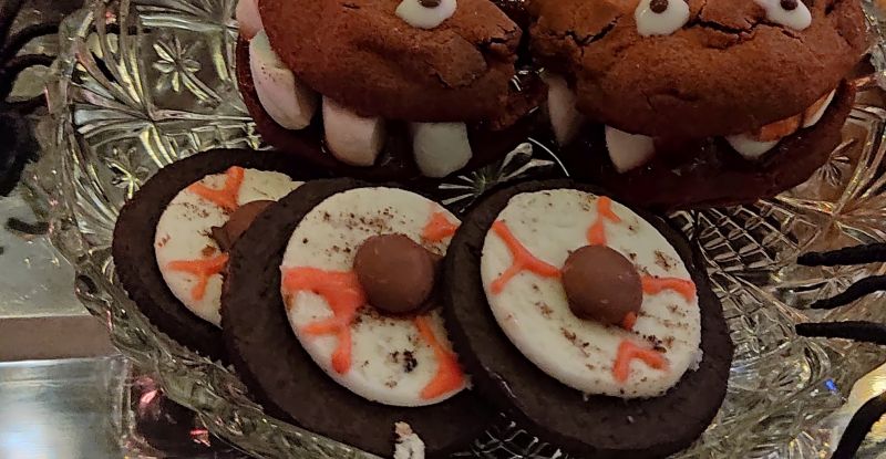 오레오 눈알과자 완성사진