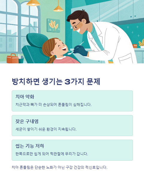 방치하면 생기는 3가지 문제