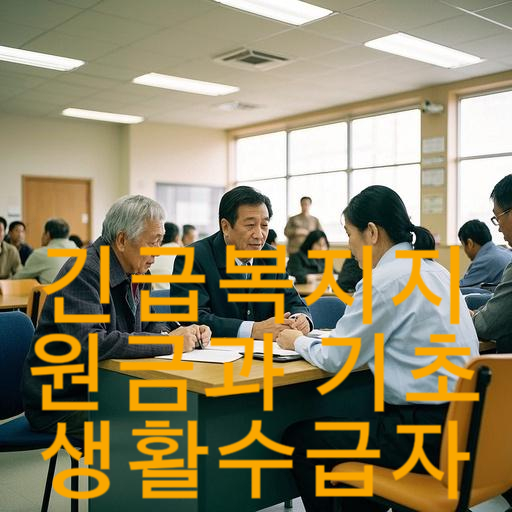 긴급복지생계지원금과 기초생활수급자 지원 비교