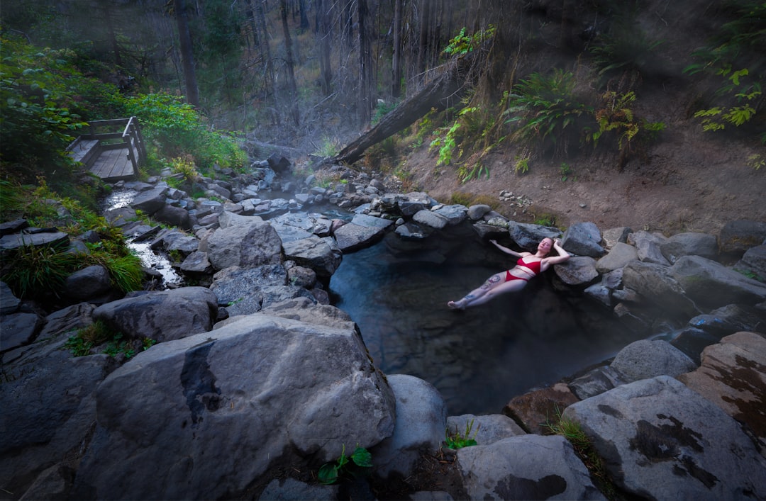 Hot spring.