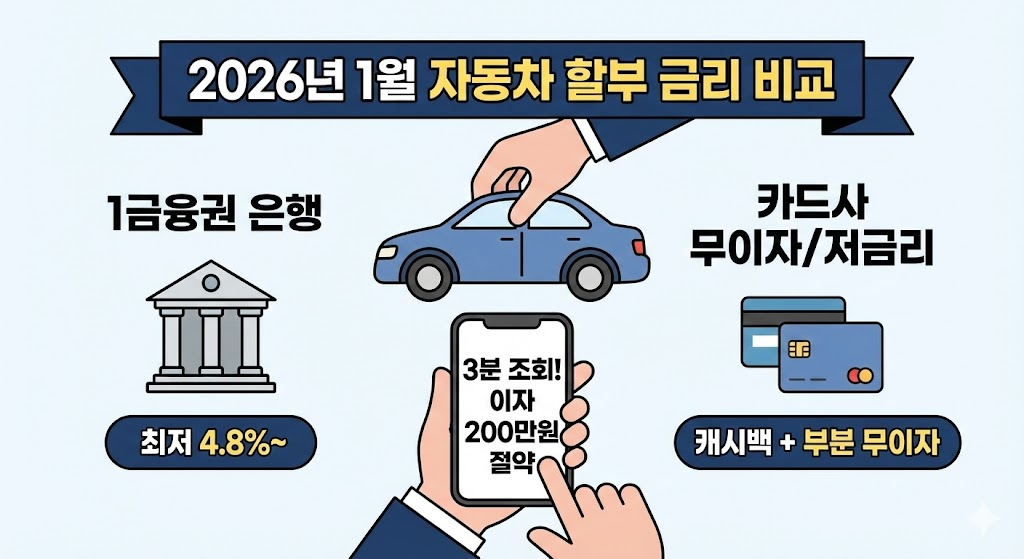 자동차 할부 금리 비교