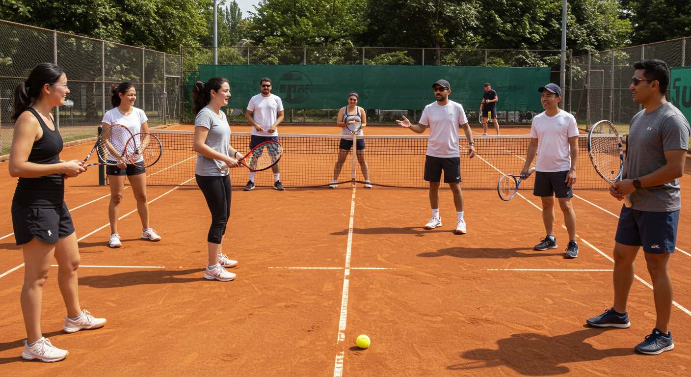 테니스 그룹 레슨