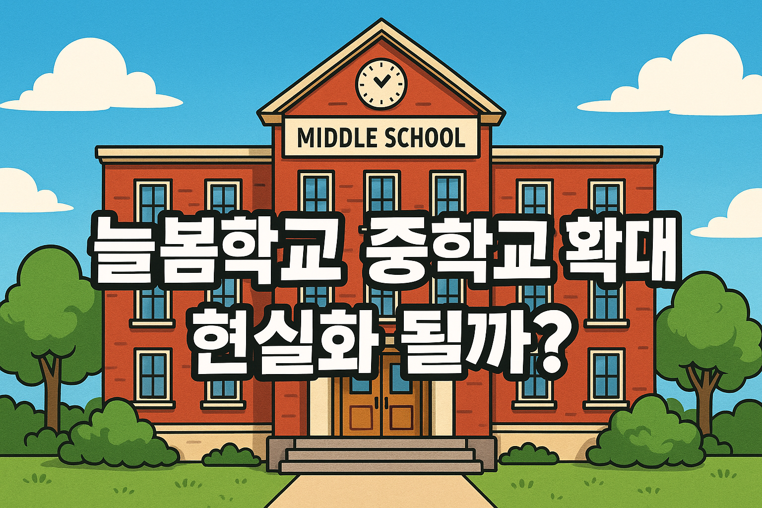 늘봄학교 중학교 확대 가능성 – 현실화 될까?