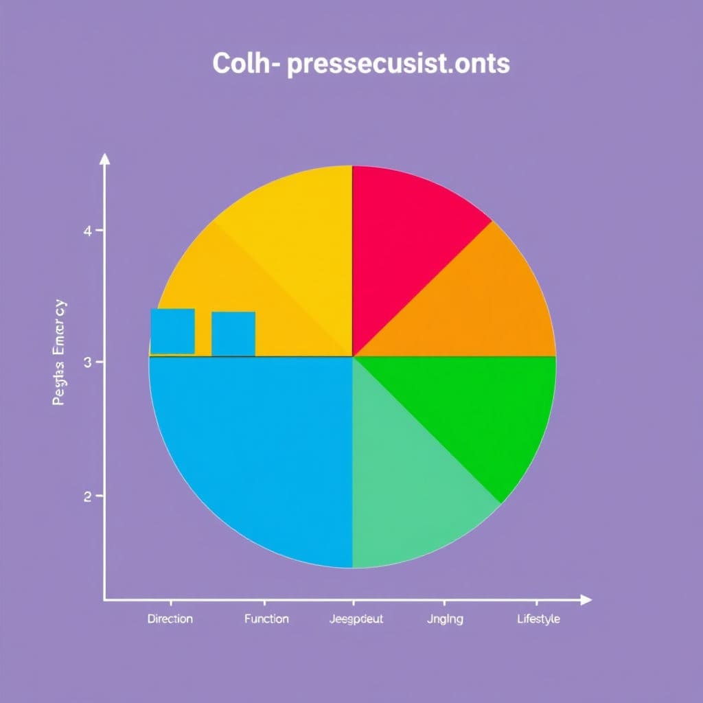 실제 테스트 결과 그래프처럼 복잡하지 않고, 블로그의 디자인과 어울리도록 단순화되고 시각적으로 매력적인 형태의 그래프입니다. 예를 들어, 4가지 이분법적 선호 지표(에너지의 방향, 인식 기능, 판단 기능, 생활 양식)를 막대 그래프나 원형 그래프로 표현하거나, 각 유형별 특징을 나타내는 레이더 차트의 단순화된 형태를 사용할 수 있습니다. 색상을 활용하여 결과를 직관적으로 보여줍니다.