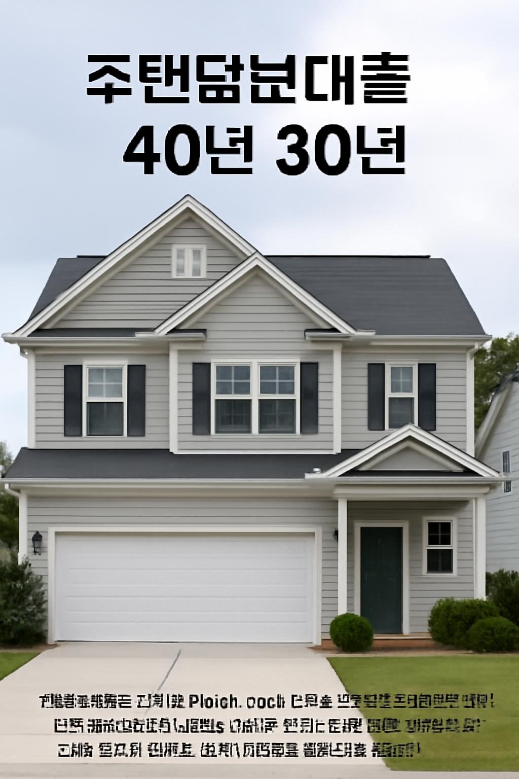 주택담보대출 40년 30년