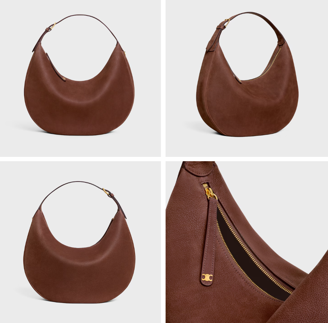 셀린느 라지 룰루 - 그레인 누벅 카프스킨