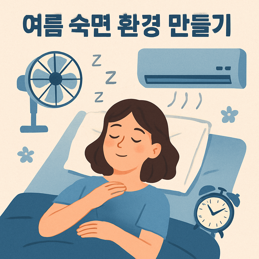 여름 숙면 환경 만들기