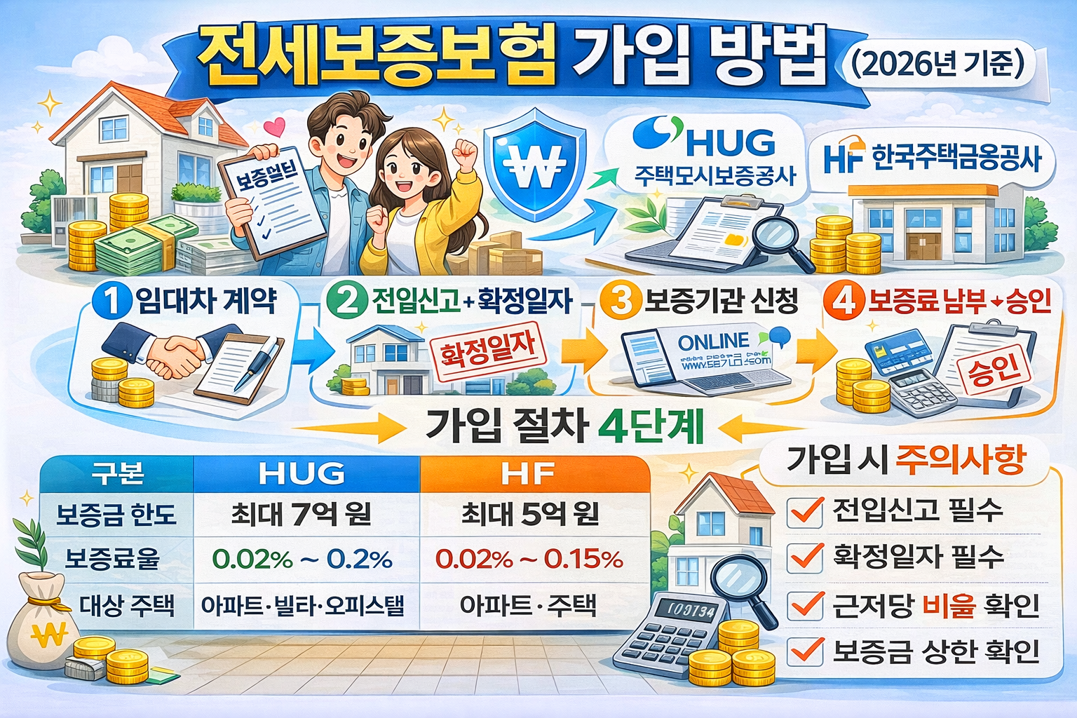 2026년 전세보증보험 가입 방법