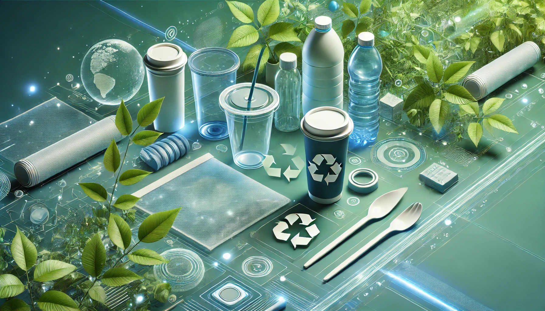 식물로 생성된 바이오 플라스틱