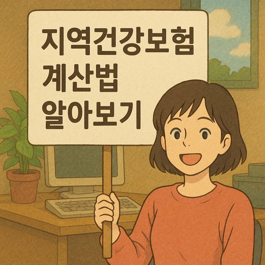 지역 건강보험료 계산방법과 감면조건 총 정리