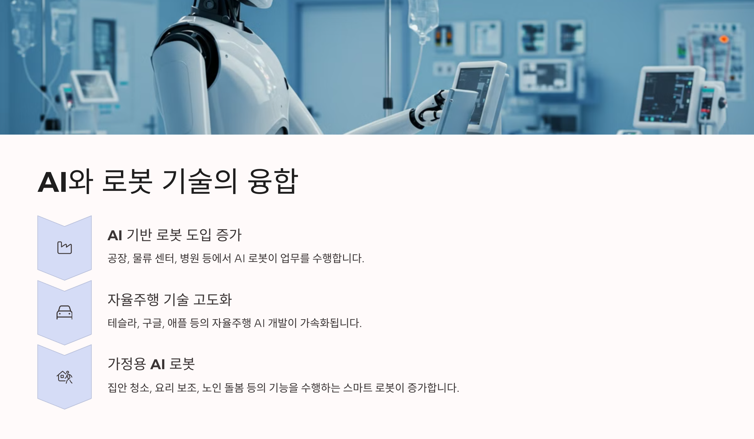 AI와 로봇 기술의 융합