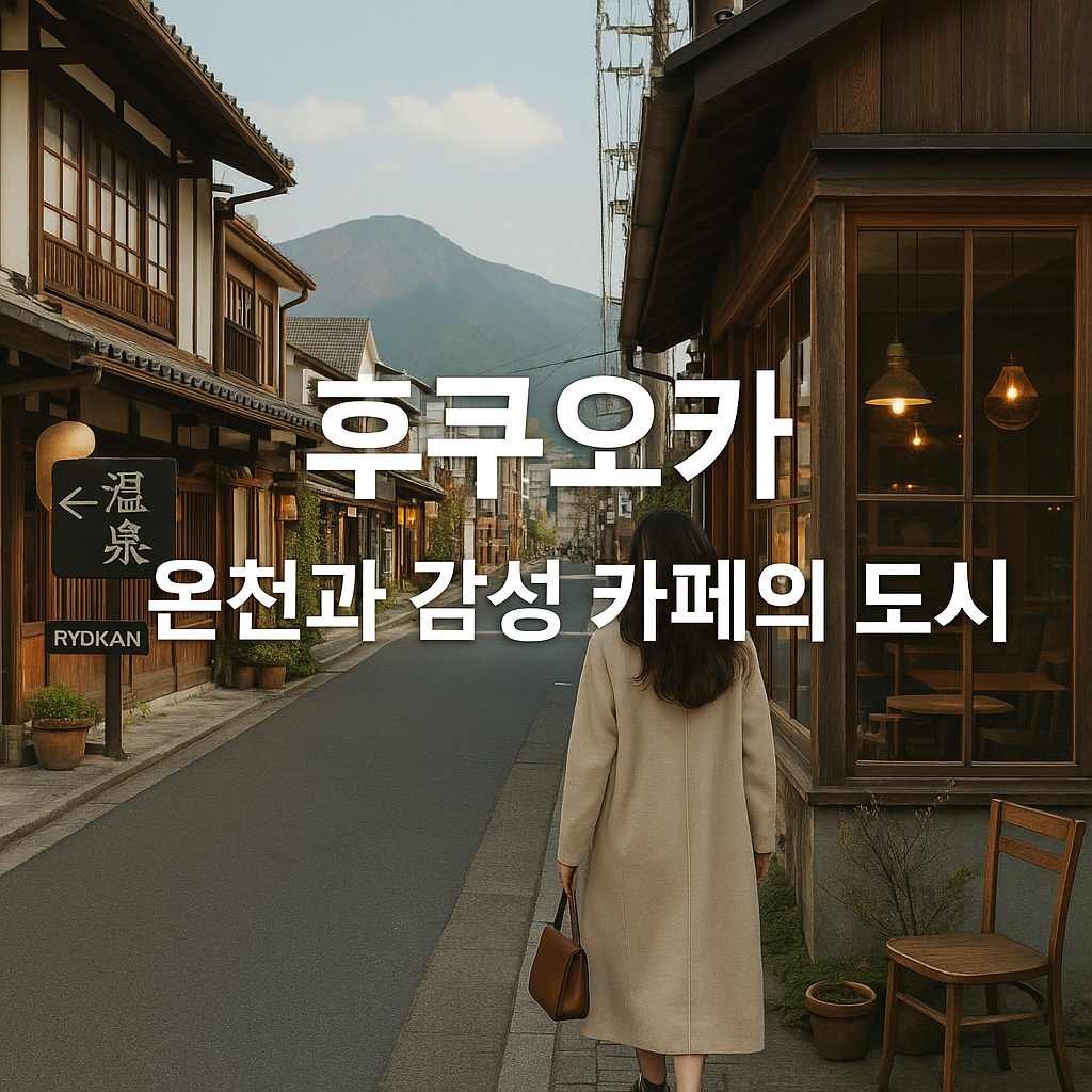 후쿠오카 — 온천과 감성 카페의 도시 (2025 일본 감성여행 완벽 가이드)