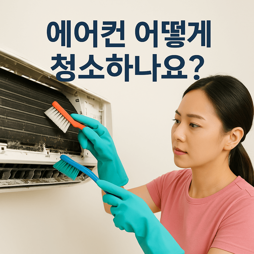 에어컨 곰팡이 셀프로 제거하는 방법