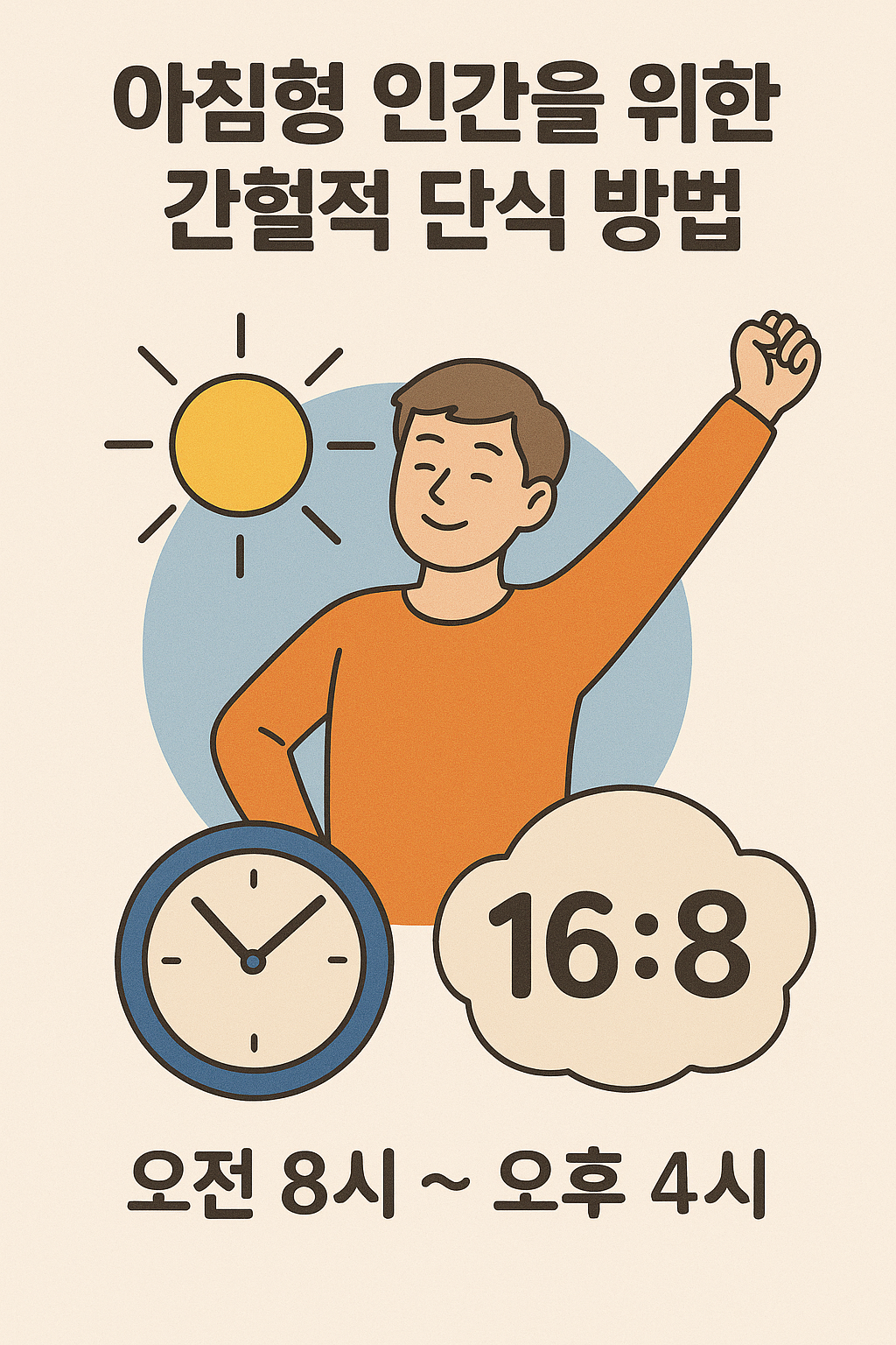 아침형 인간을 위한 간헐적 단식 방법