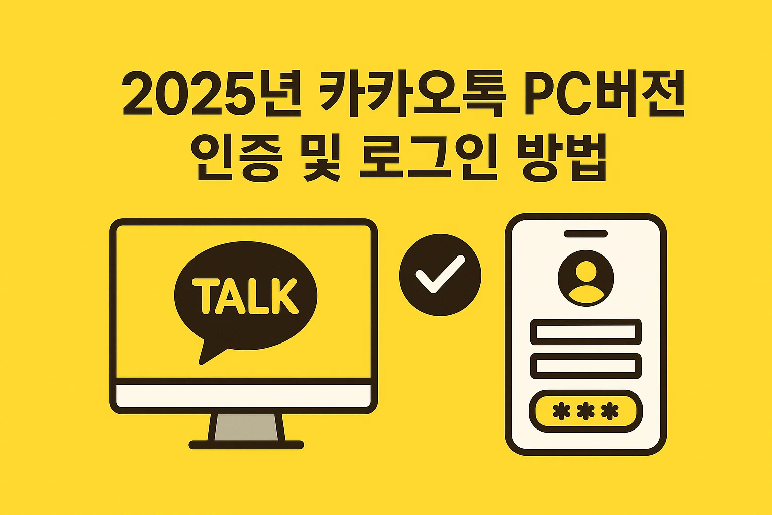 카카오톡 PC버전 다운로드·설치·자동로그인