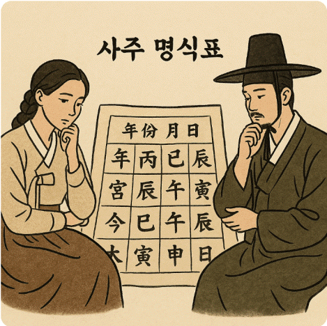 사주풀이 직업운 재물운 연애운 궁합2