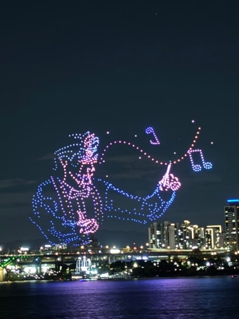 2025 한강 드론 라이트 쇼, 뚝섬한강공원서 무료 공연!