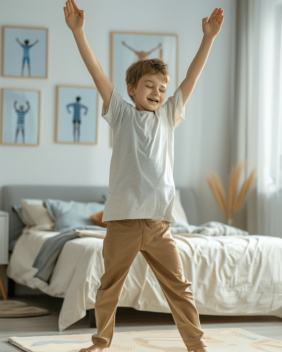 스트레칭하는-학생-이미지