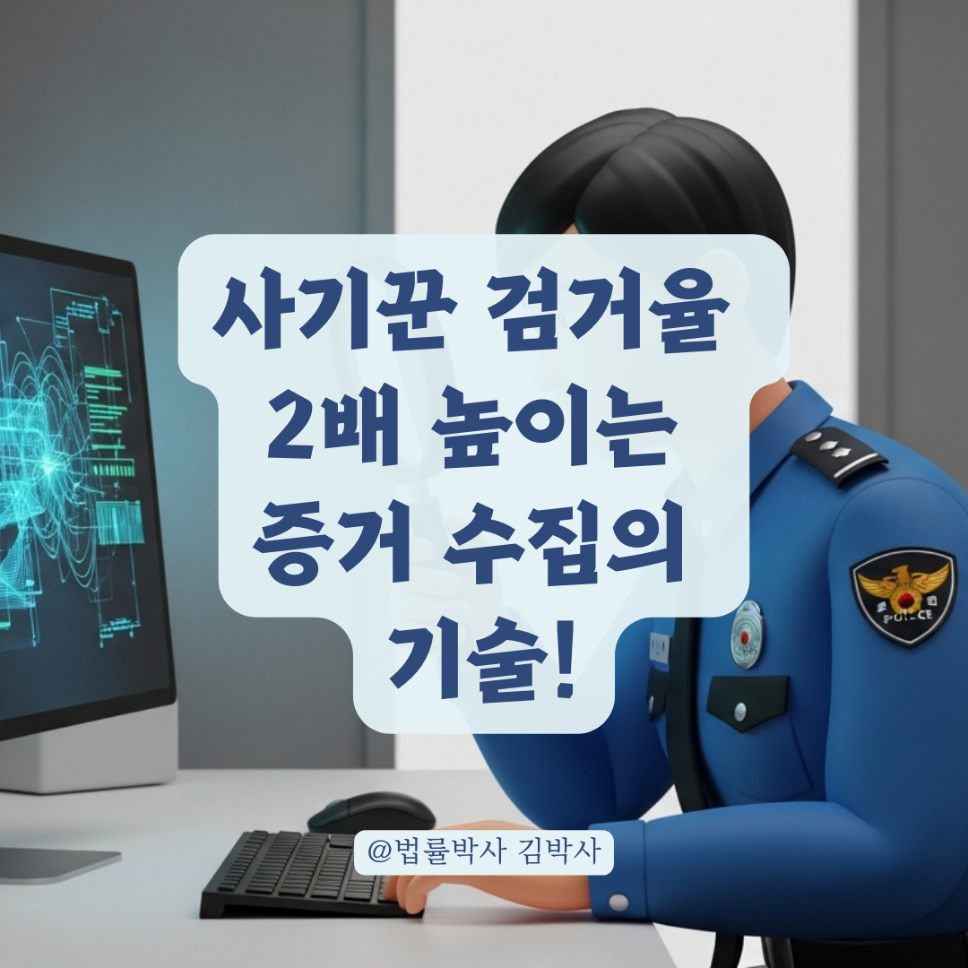 특정 어려운 SNS 사기범! 검거율 높이는 유효 증거 수집 체크리스트 총정리!