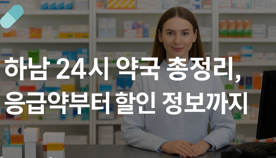 하남 24시 약국 총정리