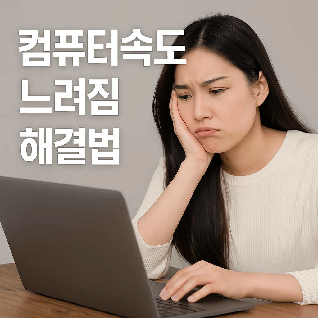컴퓨터 속도 느려짐 해결법