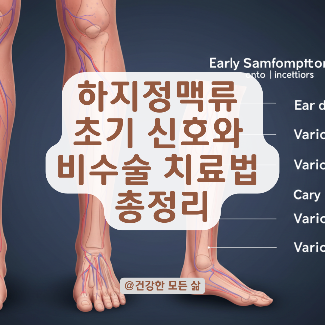 종아리 통증과 혈관 돌출, 하지정맥류 초기 신호와 비수술 치료법 가이드.